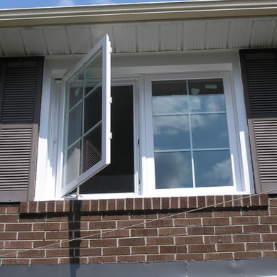 Side Hung Window Installed by Four Seasons Windows & Doors